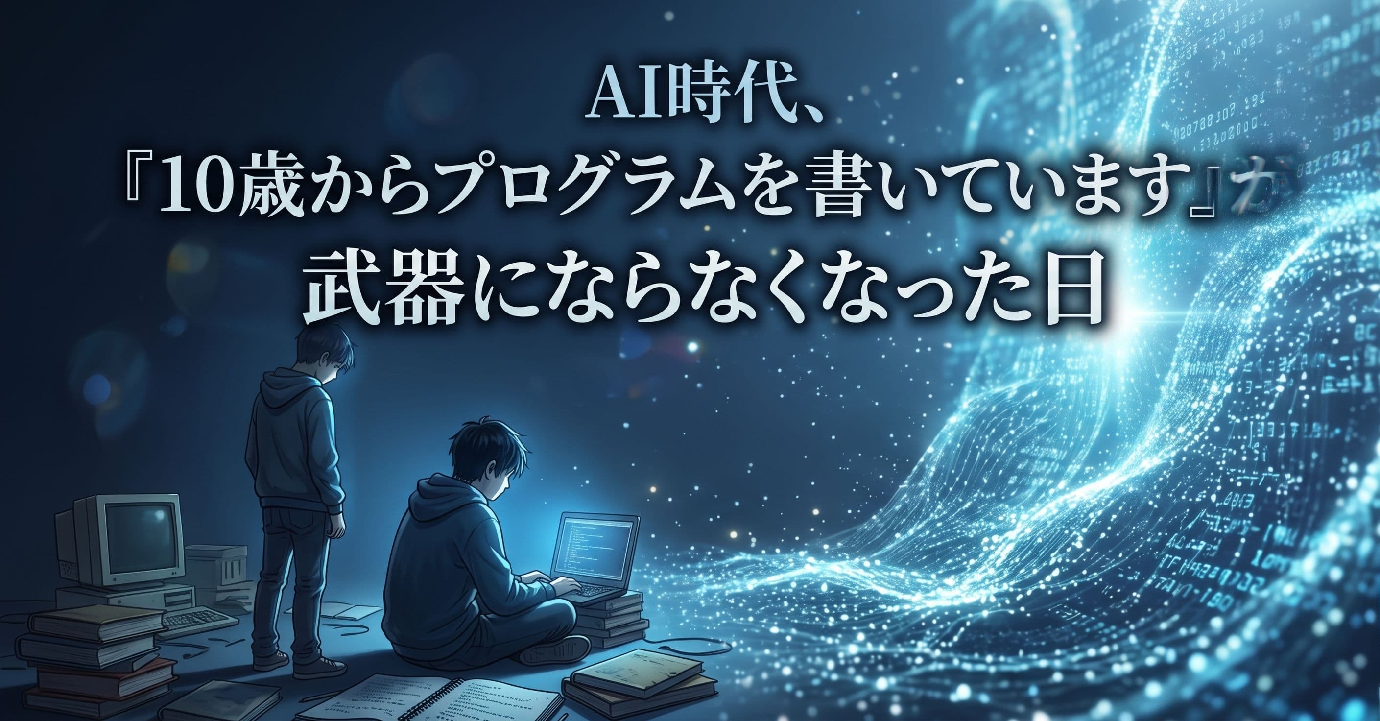 AI時代、「10歳からプログラムを書いています」が武器にならなくなった日